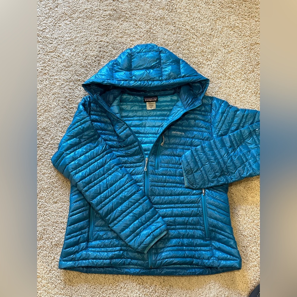Patagonia Vibrant Blue Down Jacket